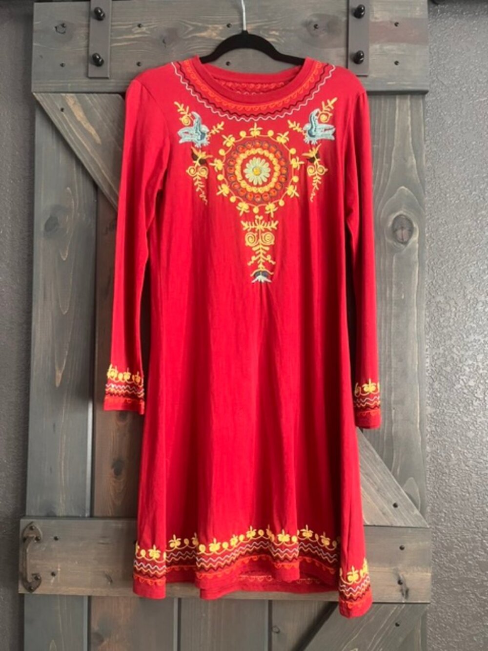 Double D Ranch Womens Embroidered Dress size small